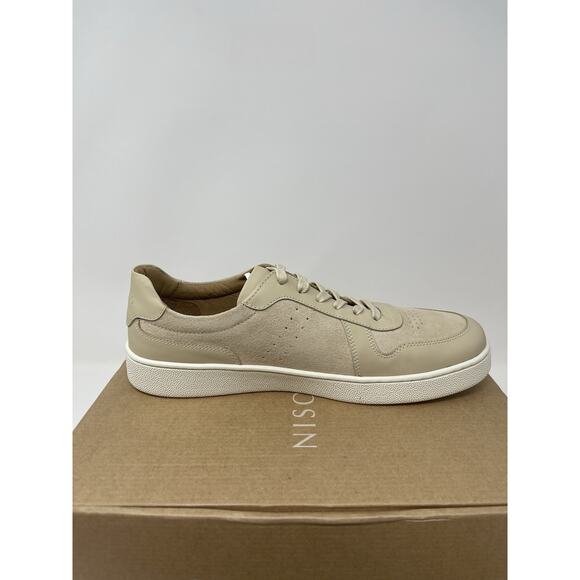 NISOLO Bria Go-To Court Sneaker Women's Size 9 Bone Leather Casual Preppy - Picture 7 of 10